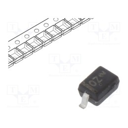 50 pcs : SZMM3Z20VT1G - Diode: Zener, 0.3W, 20V, SMD, , SOD323, single diode