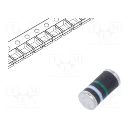 20 pcs : BYM10-600-E3/96 - Diode: rectifying, SMD, 600V, 1A, DO213AB, Ufmax: 1.1V, Ifsm: 30A