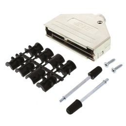 1 pcs - TE Connectivity ADK Series ABS D Sub Backshell, 37 Way, Strain Relief