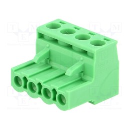 10 pcs : MSTB 2,5/ 4-ST-5,08 1757035 - Pluggable terminal block, 5.08mm, ways: 4, straight, plug, female