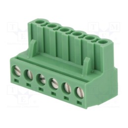 10 pcs : MSTB 2,5/ 6-ST-5,08 – 1757051 - Pluggable terminal block, 5.08mm, ways: 6, straight, plug, female