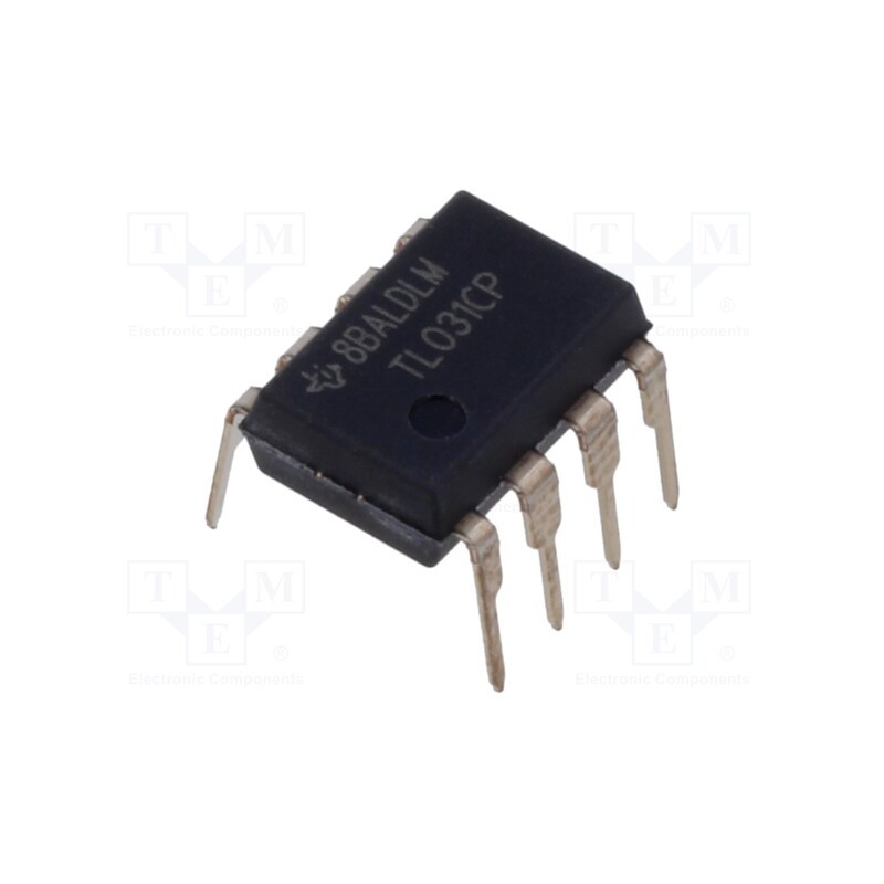 10 pcs : TL031CP - IC: operational amplifier, 1.1MHz, Ch: 1, DIP8, ±5÷15VDC,10÷30VDC