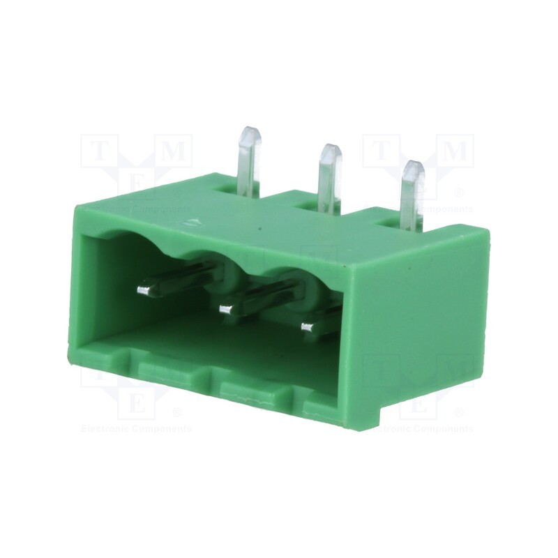 10 pcs : MSTBA 2,5/ 3-G-5,08 1757255 - Pluggable terminal block, 5.08mm, ways: 3, angled 90°, socket