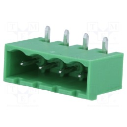 10 pcs : MSTBA 2,5/ 4-G-5,08 1757268 - Pluggable terminal block, 5.08mm, ways: 4, angled 90°, socket