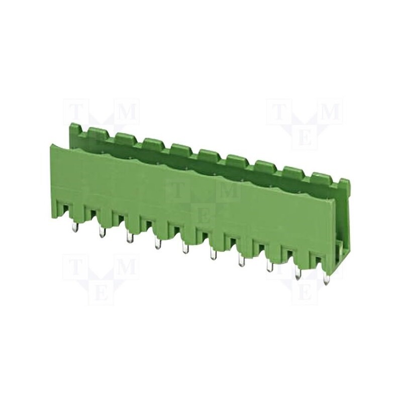 10 pcs : MSTBVA 2,5/10-G-5,08 1755817 - Pluggable terminal block, 5.08mm, ways: 10, straight, socket, male