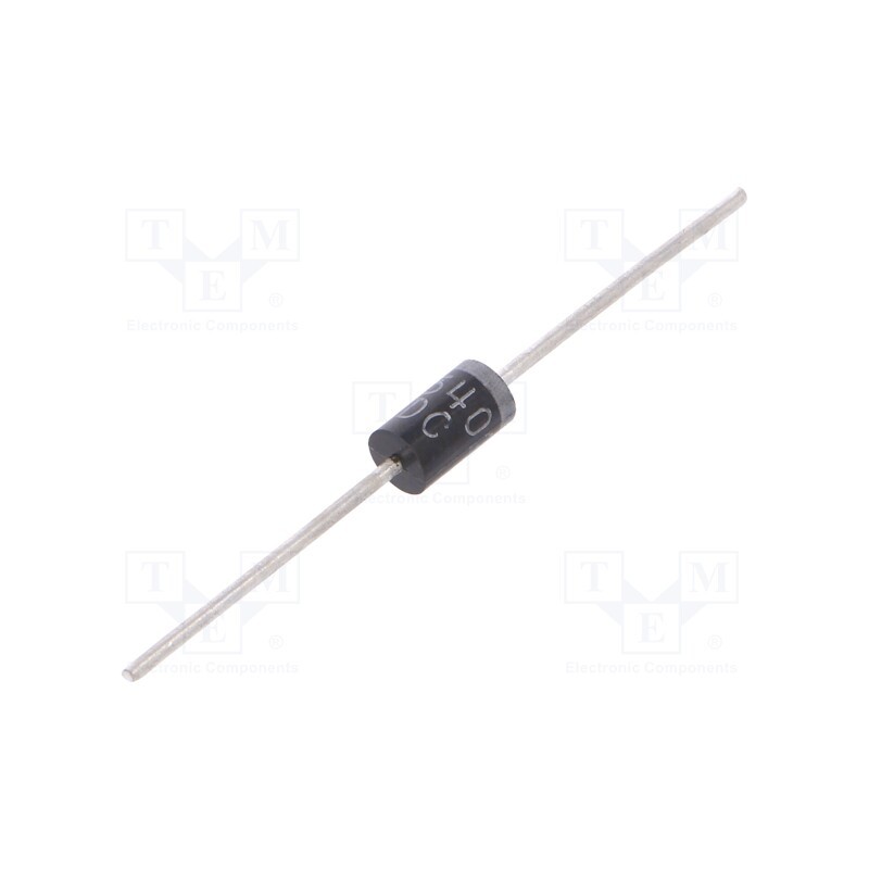 10 pcs : 1N5402 - Diode: rectifying, THT, 200V, 3A, , Ifsm: 200A, DO27