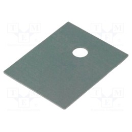 10 pcs : WS 247 - Heat transfer pad: silicone, TO247, 0.4K/W, L: 21mm, W: 17mm, 10kV