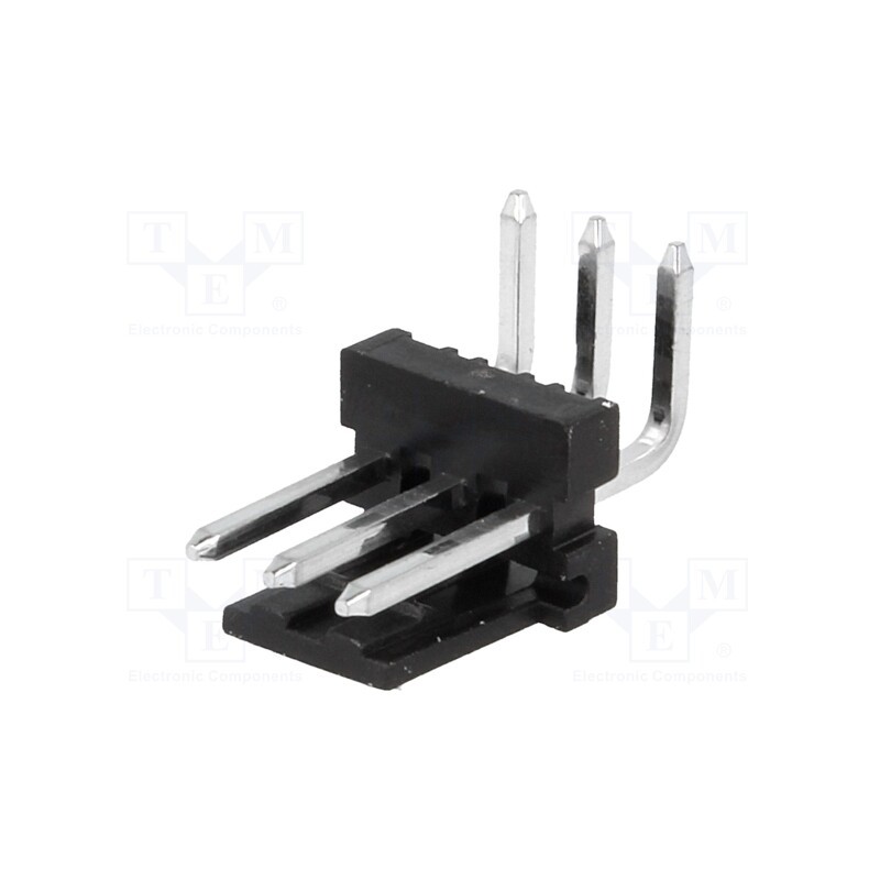 10 pcs : MTAS156-03-D - Socket, wire-board, male, PIN: 3, 3.96mm, THT, MAS-CON, tinned