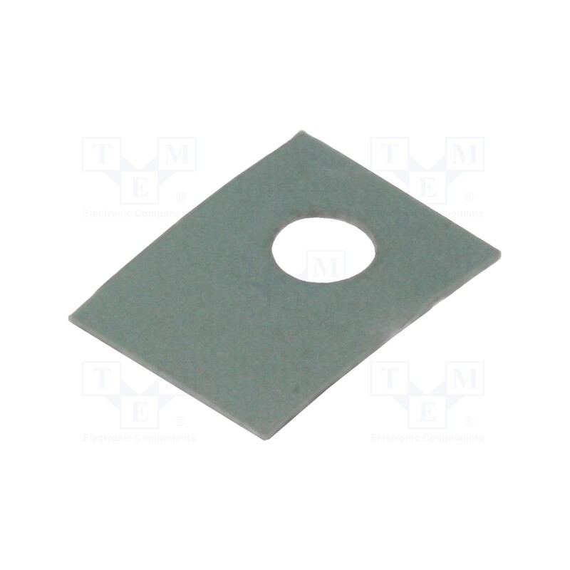 10 pcs : WK 32 - Heat transfer pad: silicone, SOT32, 0.45K/W, L: 11mm, W: 8mm, 6.5kV