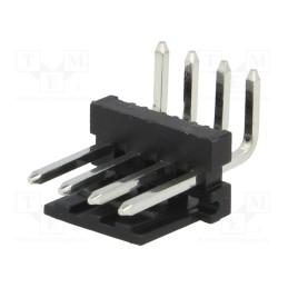 10 pcs : MTAS156-04-D - Socket, wire-board, male, PIN: 4, 3.96mm, THT, MAS-CON, tinned