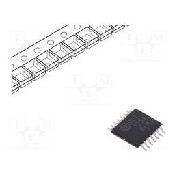 10 pcs : MC74HCT125ADTR2G - IC: digital, buffer,non-inverting, Ch: 4, CMOS,TTL, SMD, TSSOP14