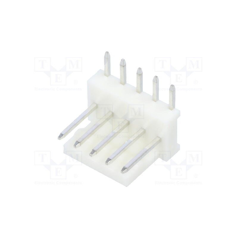 10 pcs : MUAS100-05-D_E - Socket, wire-board, male, PIN: 5, 2.54mm, THT, MAS-CON, tinned