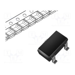50 pcs : NTA7002NT1G - Transistor: N-MOSFET, unipolar, 30V, 0.154A, 0.3W, SC75