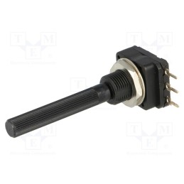 10 pcs : PC16SH10IP06501A2020TA - Potentiometer: shaft, single turn, 500Ω, 200mW, THT, 6mm, plastic