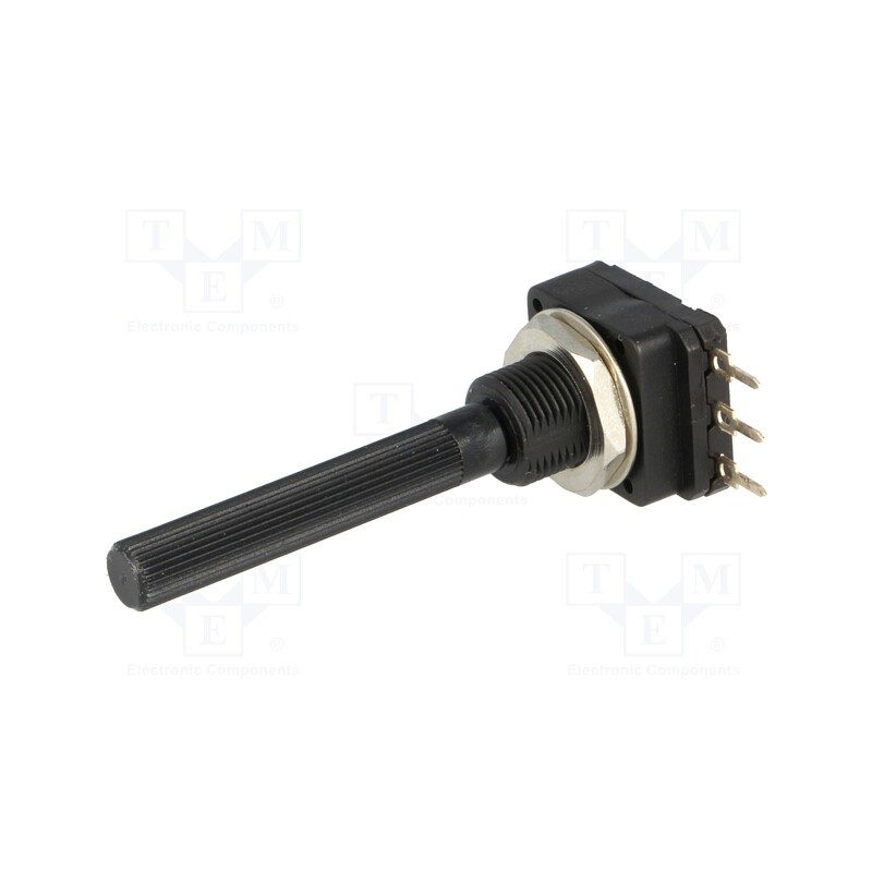 10 pcs : PC16SH10IP06501A2020TA - Potentiometer: shaft, single turn, 500Ω, 200mW, THT, 6mm, plastic