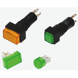 1 pcs - Omron White Square Push Button Lens for Use with A3D Series