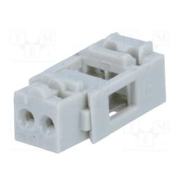 10 pcs : N1602 - Plug, IDC, female, PIN: 2, IDC, THT, 2.54mm, tinned, Layout: 1x2