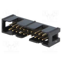 10 pcs : N2520-6002RB - Socket, IDC, male, PIN: 20, straight, THT, gold-plated, 2A, 2.54mm