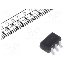 50 pcs : 74AHC1G14SE-7 - IC: digital, NOT, Ch: 1, SMD, SOT353, 2÷5.5VDC, -40÷125°C,