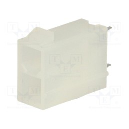 10 pcs : N42GP-02 - Socket, wire-board, male, N42G, 4.2mm, PIN: 2, THT, 600V, 9A, tinned