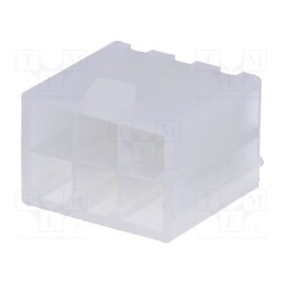 10 pcs : N42GP-06 - Socket, wire-board, male, N42G, 4.2mm, PIN: 6, THT, 600V, 9A, tinned