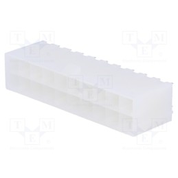 10 pcs : N42GP-20 - Socket, wire-board, male, N42G, 4.2mm, PIN: 20, THT, 600V, 9A, tinned