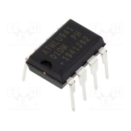 10 pcs : AT24C01D-PUM - IC: EEPROM memory, 1kbEEPROM, 2-wire,I2C, 128x8bit, 1.7÷3.6V, 1MHz