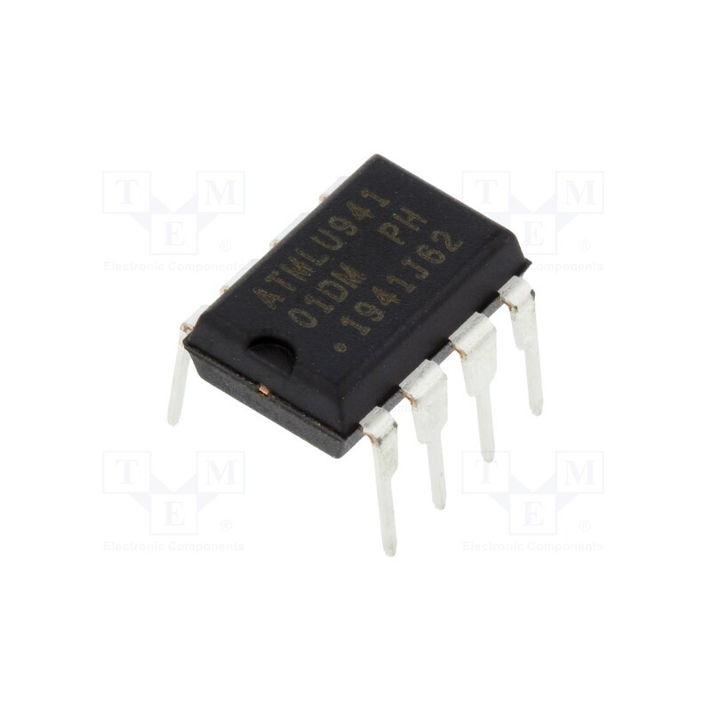 10 pcs : AT24C01D-PUM - IC: EEPROM memory, 1kbEEPROM, 2-wire,I2C, 128x8bit, 1.7÷3.6V, 1MHz