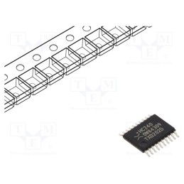 10 pcs : 74HC240PW,118 - IC: digital, 8bit,buffer,inverting,line driver, Ch: 8, CMOS, SMD