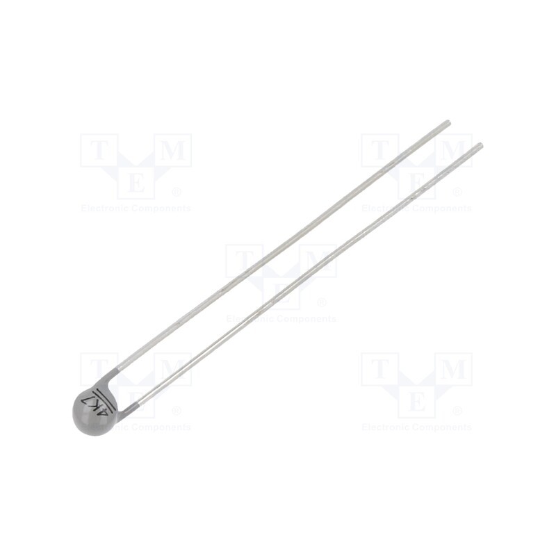 10 pcs : B57891M0472J000 - NTC thermistor, 4.7kΩ, THT, 3980K, ±5%, 2.5mm