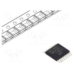 10 pcs : 74HCT4051PW,118 - IC: digital, demultiplexer,multiplexer, CMOS,TTL, SMD, TSSOP16