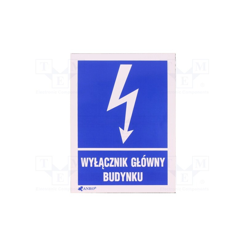 10 pcs : 2EIA74/105FS -AS - Safety sign, informative, self-adhesive folie, W: 74mm, H: 105mm