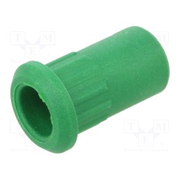 10 pcs : 64.3030-25 - Case, 25A, 20.5mm, green, for banana sockets