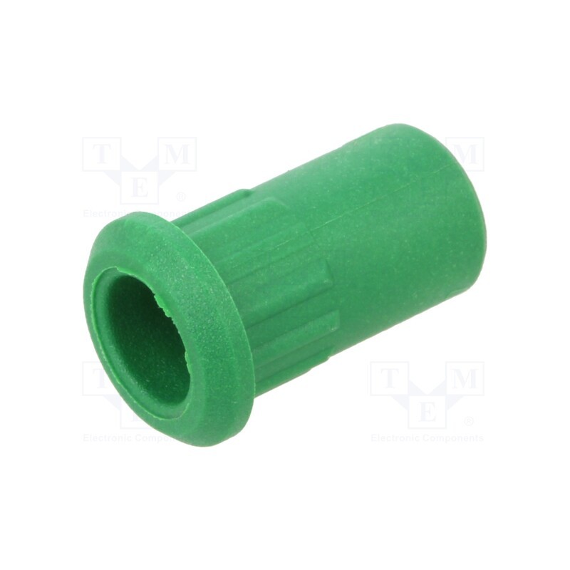 10 pcs : 64.3030-25 - Case, 25A, 20.5mm, green, for banana sockets