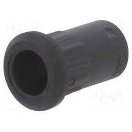 10 pcs : 64.3030-21 - Case, 25A, 20.5mm, black, for banana sockets