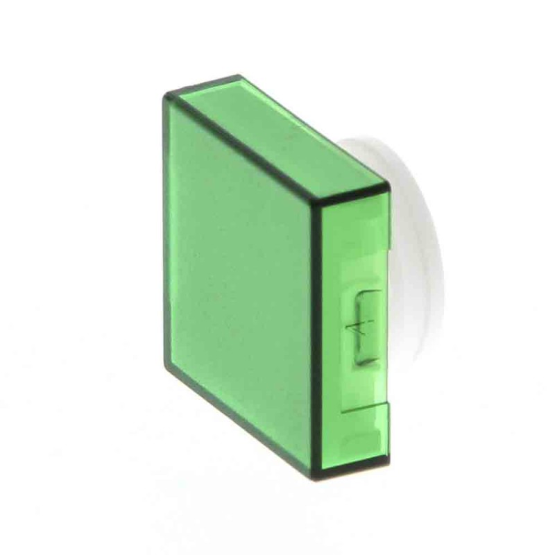 1 pcs - Omron Green Square Push Button Lens