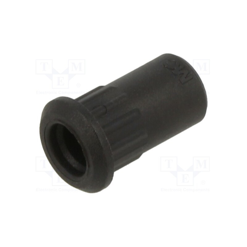 10 pcs : 64.3031-21 - Case, 25A, black, 17mm, for banana sockets