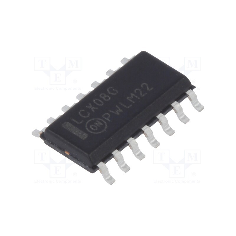 10 pcs : MC74LCX08DG - IC: digital, AND, Ch: 4, IN: 2, CMOS,TTL, SMD, SO14, 2÷3.6VDC, -40÷85°C