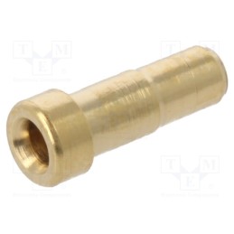 10 pcs : 49.7512 - Socket, 2mm banana, 10A, 30VAC, 60VDC, Overall len: 10mm