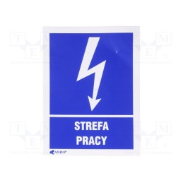 10 pcs : 24EIA/Q2/F - Safety sign, informative, self-adhesive folie, W: 74mm, H: 105mm