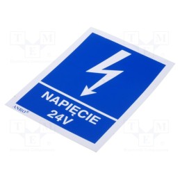 10 pcs : 13EIA74/105FS -AS - Safety sign, informative, self-adhesive folie, W: 74mm, H: 105mm