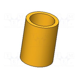 10 pcs : DS-112 03 - Sleeve for test probe, Contacts: brass, Features: magnetic, L: 3mm