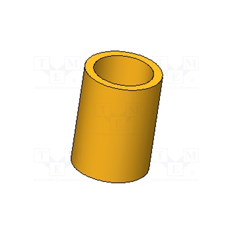 10 pcs : DS-112 03 - Sleeve for test probe, Contacts: brass, Features: magnetic, L: 3mm