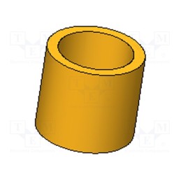 10 pcs : DS-112 02 - Sleeve for test probe, Contacts: brass, Features: magnetic, L: 2mm