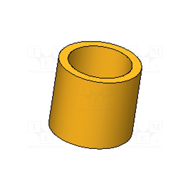 10 pcs : DS-112 02 - Sleeve for test probe, Contacts: brass, Features: magnetic, L: 2mm