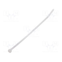 200 pcs : 7TAG054360R0125 -AS - Cable tie, L: 141mm, W: 3.6mm, polyamide, 180N, natural, Ømax: 32mm