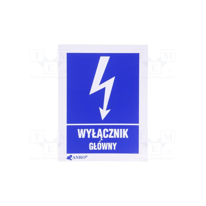 10 pcs : 1EIA/Q1/F - Safety sign, informative, self-adhesive folie, W: 52mm, H: 74mm