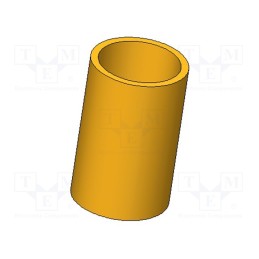 10 pcs : DS-113 05 - Sleeve for test probe, Contacts: brass, Features: magnetic, L: 5mm