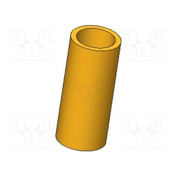 10 pcs : DS-112 05 - Sleeve for test probe, Contacts: brass, Features: magnetic, L: 5mm