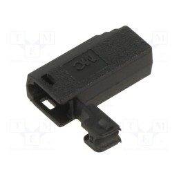 10 pcs : 22.2030-21 - Black, Overall len: 15.5mm, Socket size: 2mm, LS205,LS205N